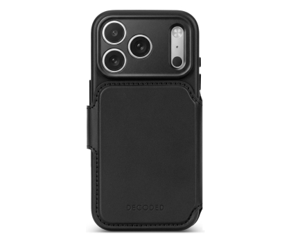 Etui / obudowa na smartfona Decoded Leather Detachable Wallet do iPhone 18 Pro Max MagSafe (blac