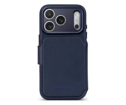 Etui / obudowa na smartfona Decoded Leather Detachable Wallet do iPhone 18 Pro Max MagSafe (midn