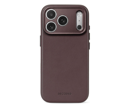 Etui / obudowa na smartfona Decoded Leather Backcover do iPhone 18 Pro MagSafe (chocolat brown)