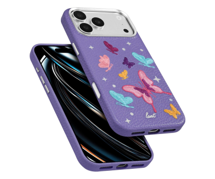 Etui / obudowa na smartfona Laut Twine Edge do iPhone 18 Pro MagSafe (lilac butterfly)