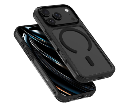Etui / obudowa na smartfona Laut Crystal Fluro do iPhone 18 Pro Max MagSafe (black crystal)