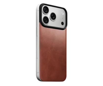 Etui / obudowa na smartfona Nomad Magnetic Leather Back iPhone 18 Pro / 17 Pro MagSafe (olde d