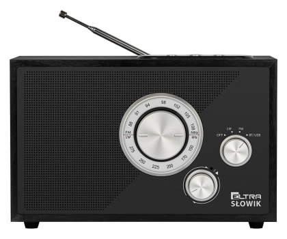 Radioodtwarzacz ELTRA SŁOWIK Czarny USB/BT