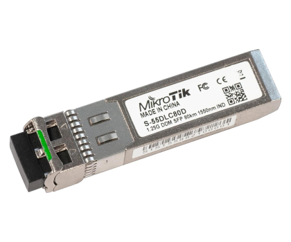 Moduł SFP MikroTik S-55DLC80D