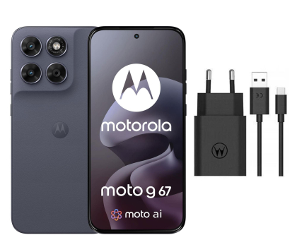 Smartfon / Telefon Motorola moto g67 5G 8/128GB Arctic Seal 120Hz + Ładowarka 33W