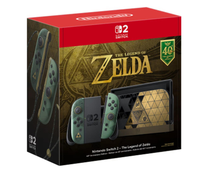 Konsola Nintendo Nintendo Switch 2 - Limited Edition The Legend of Zelda 40th Annivers