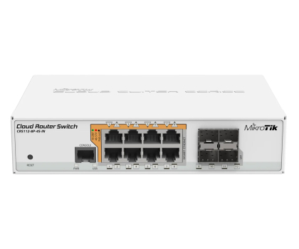 Switche MikroTik CRS112-8P-4S-IN