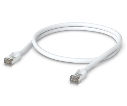Kabel sieciowy RJ-45 (LAN) Ubiquiti UACC-Cable-Patch-Outdoor-1m-WH  LAN  Cat.5e STP 1m biały