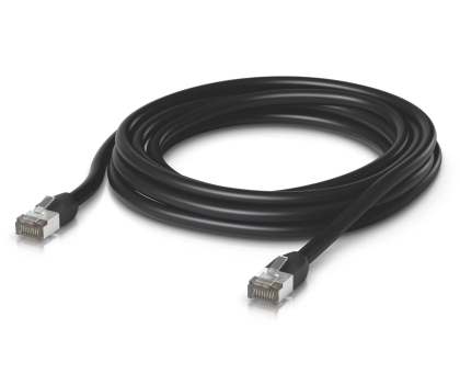 Kabel sieciowy RJ-45 (LAN) Ubiquiti UACC-Cable-Patch-Outdoor-5m-BK  LAN  Cat.5e STP 5m czarny