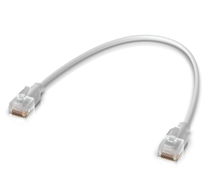 Kabel sieciowy RJ-45 (LAN) Ubiquiti UACC-Cable-Patch-EL-0.3m-W  LAN Etherlighting Cat.6 0.3m