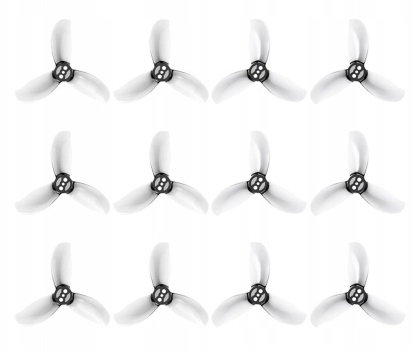 Śmigła do dronów BetaFPV Gemfan D2.2-3B3 (1.5mm) Clear Grey - potrójne śmigła (12szt)