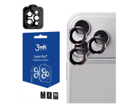 Folia / szkło na smartfon 3mk Lens Protection do iPhone 18 Pro / 18 Pro Max (Deep cherry)