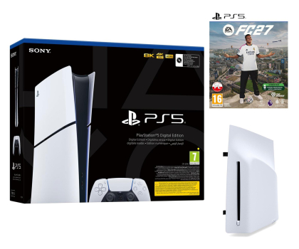 Konsola PlayStation Sony PlayStation 5 Slim Digital + Disc drive + EA Sports FC 27