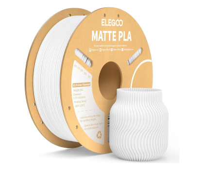 Filament do drukarki 3D Elegoo PLA Matte ELEGOO (Biały)