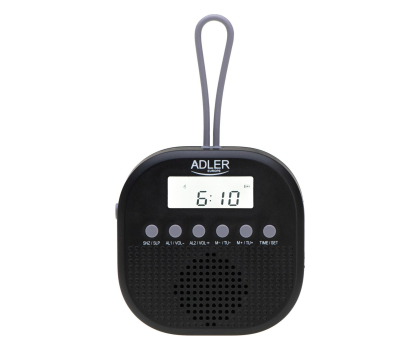 Radioodtwarzacz Adler AD1912 Radio FM, Wodoodporne IPX4