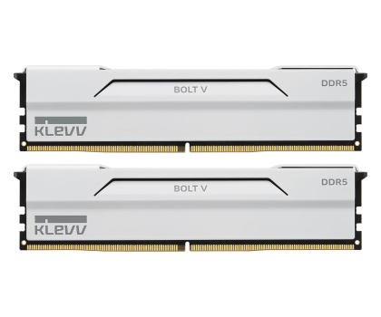Pamięć RAM DDR5 KLEVV 32GB (2x16GB) 6400 CL30 Bolt V White