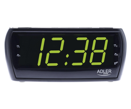Radioodtwarzacz Adler AD1121 Radio, Wyświetlacz LED, Czarny