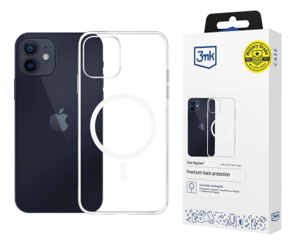 Etui / obudowa na smartfona 3mk Clear MagCase do Apple iPhone 12/12 Pro