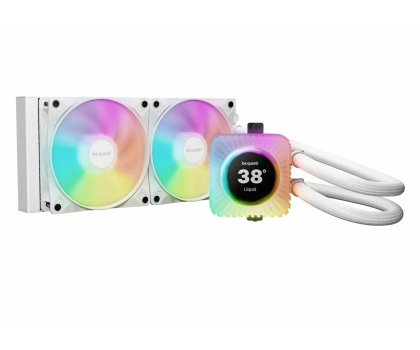 Chłodzenie wodne be quiet! Light Loop IO LCD 240mm White 2x120mm