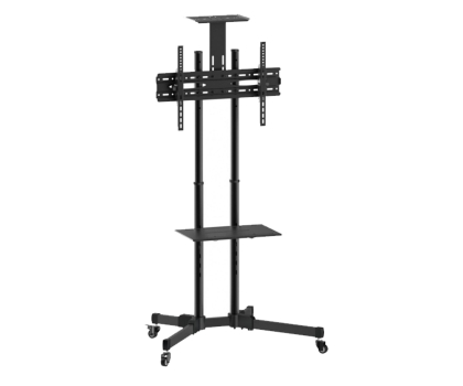 Uchwyt do telewizora Techly Mobilny stojak do tv 37-70 cali 50kg, dwie półki