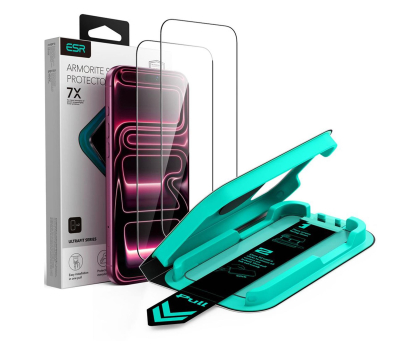 Folia / szkło na smartfon ESR Szkło Hartowane Ultrafit Armorite Tempered Glass 2-Pack Do I