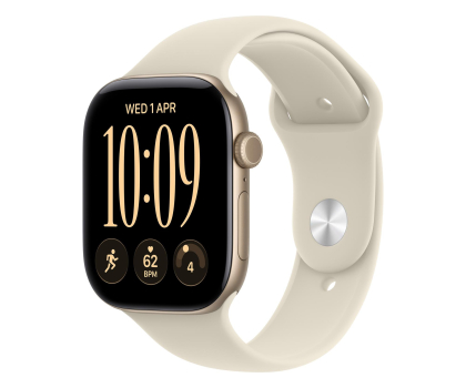 Smartwatch Apple Watch 12 42/Jasne złoto Alu/Piaskowy Pasek M/L GPS