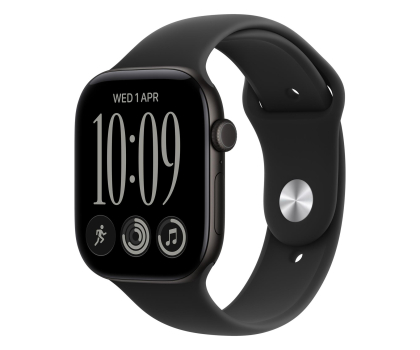 Smartwatch LTE Apple Watch 12 42/Czarny Alu/Czarny Pasek M/L 5G