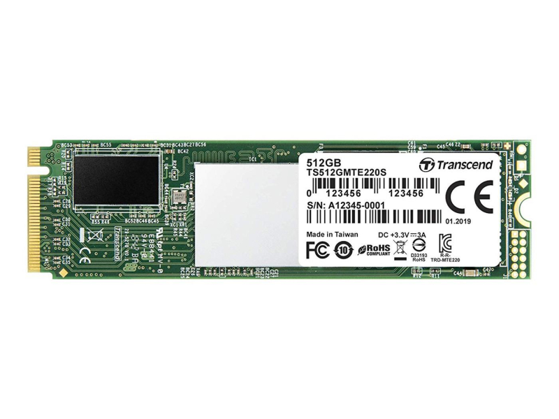 Transcend 512GB M.2 PCIe NVMe 220S