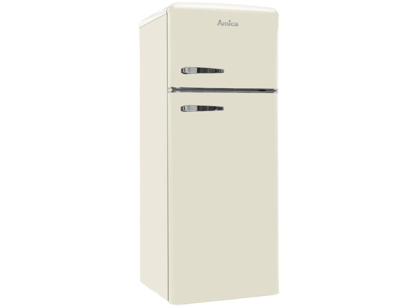Amica KGC15635B 144cm Beżowa SlimSize Górny Zamrażalnik Retro 206L
