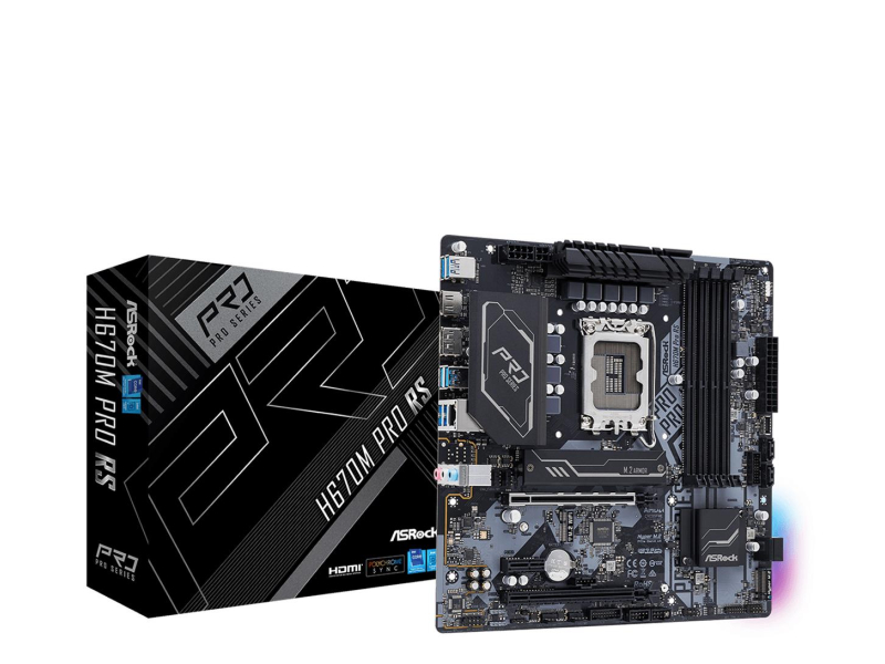 ASRock H670M Pro RS DDR4