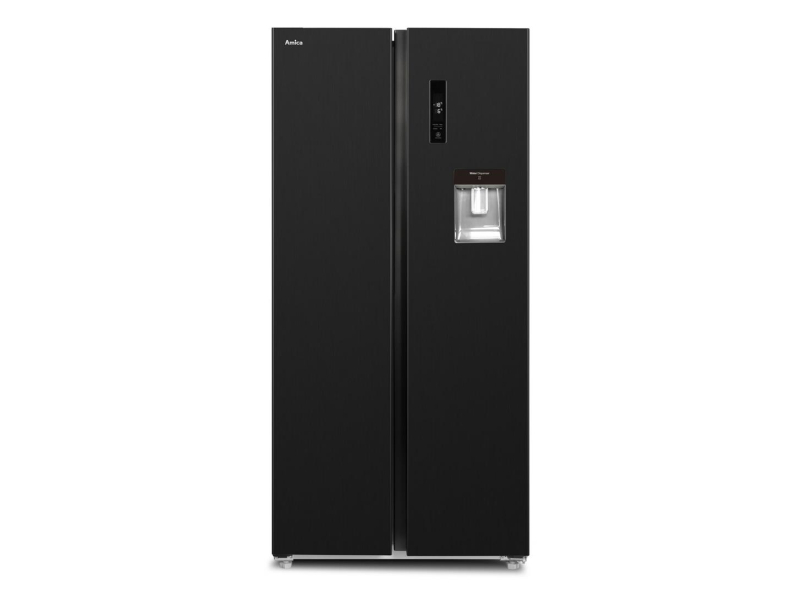 Amica FY5079.3GDFBI No Frost 176,3cm Czarna Kostkarka 430L