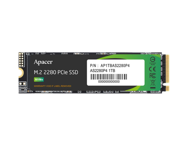Apacer 1TB M.2 PCIe NVMe AS2280P4