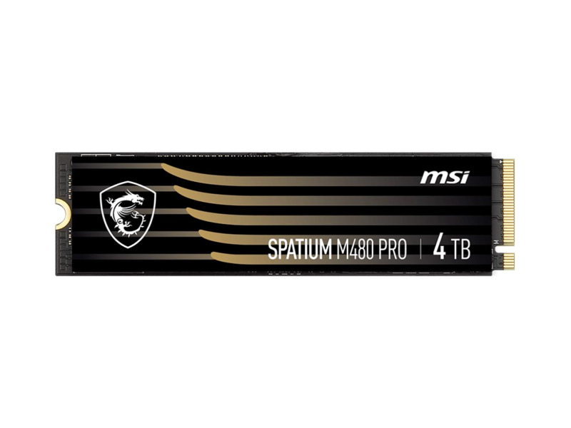 MSI 4TB M.2 PCIe Gen4 NVMe Spatium M480 PRO
