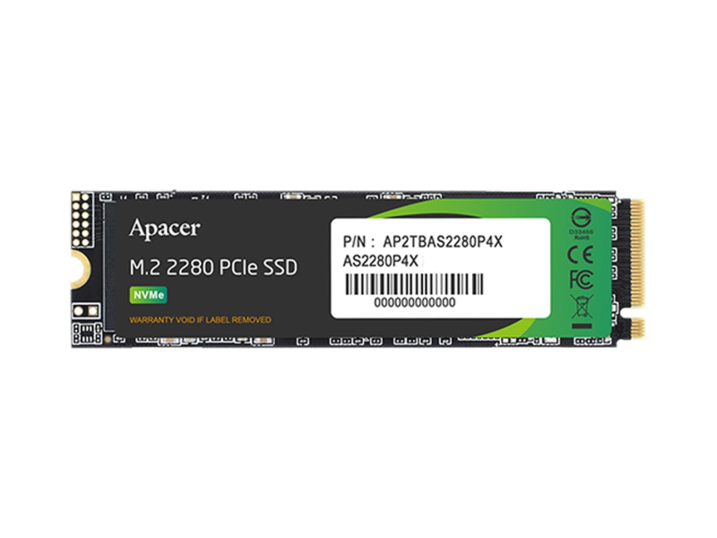 Apacer 2TB M.2 PCIe NVMe AS2280P4X
