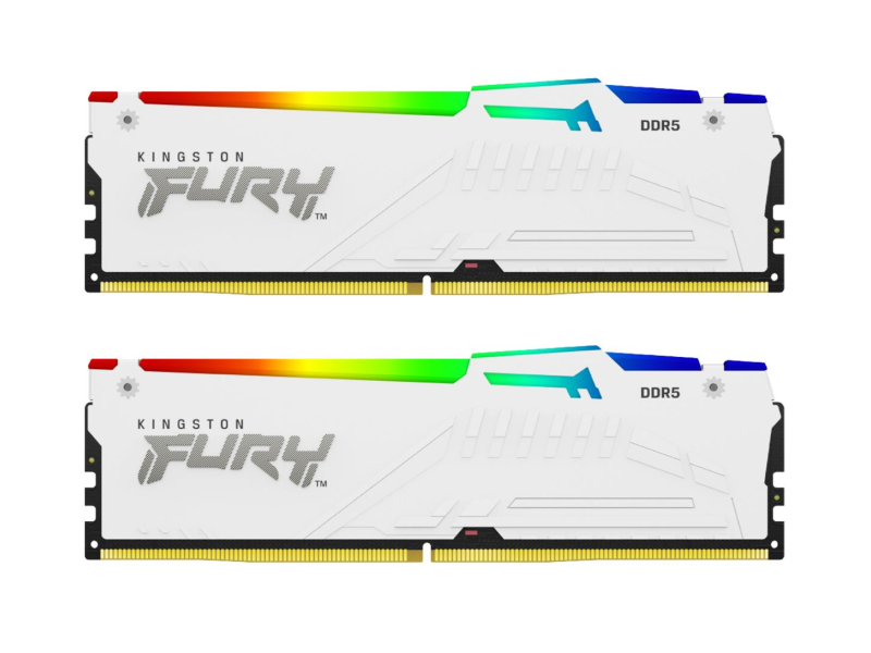 Kingston FURY 64GB (2x32GB) 6000 CL30 Beast RGB White EXPO