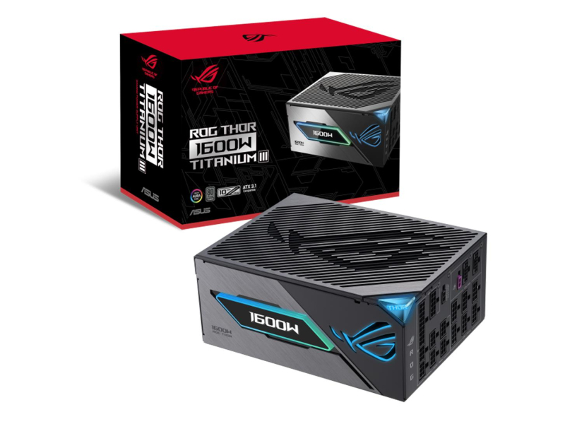 ASUS ROG Thor 1600W  80 Plus Titanium ATX 3.1