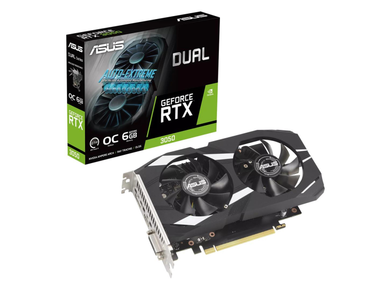ASUS GeForce RTX 3050 Dual OC 6GB GDDR6