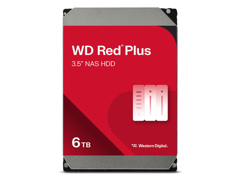 WD RED PLUS 6TB 5400obr. 256MB