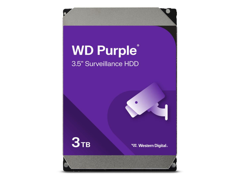 WD PURPLE 3TB 5400obr. 256MB