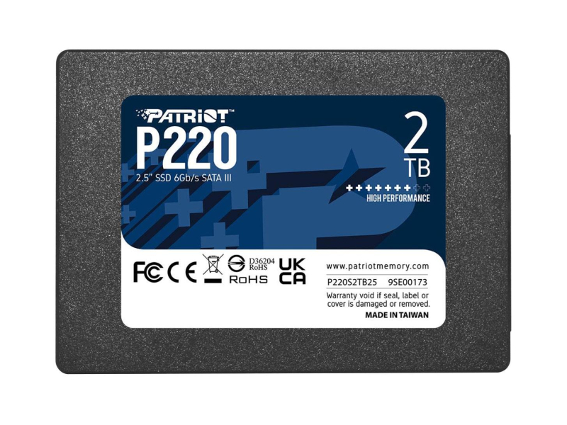 Patriot 2TB 2,5" SATA SSD P220