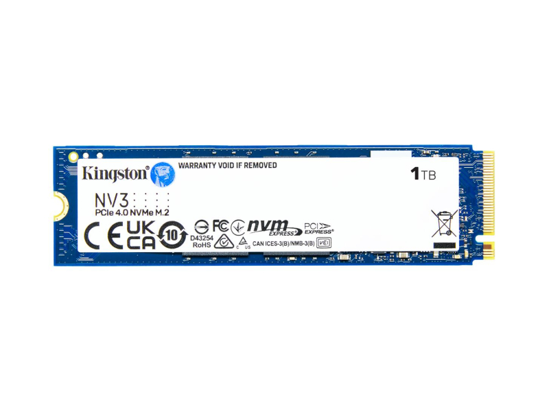 Kingston 1TB M.2 PCIe Gen4 NVMe NV3
