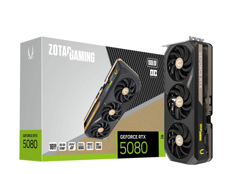 Zotac GeForce RTX 5080 Solid OC 16GB GDDR7 DLSS5