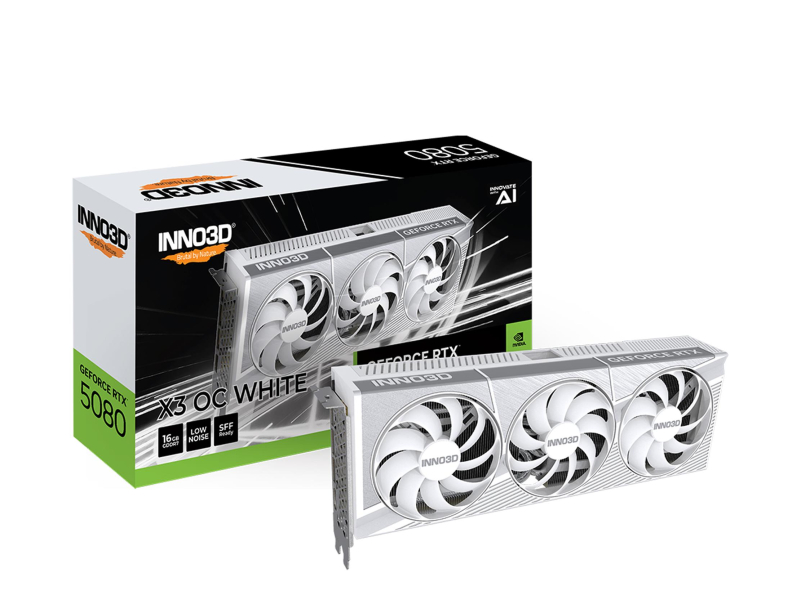 INNO3D GeForce RTX 5080 X3 OC WHITE 16GB GDDR7 DLSS5