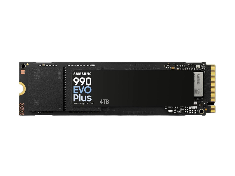 Samsung 4TB M.2 PCIe Gen5 NVMe 990 EVO PLUS