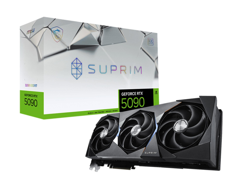 MSI GeForce RTX 5090 Suprim SOC 32GB GDDR7 DLSS5