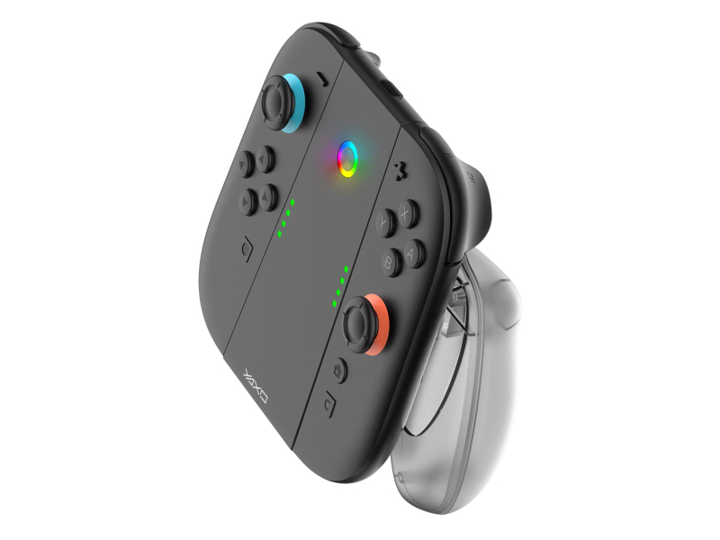 YAXO Joy-Con CHARGE GRIP SET do NS2 Techno Black
