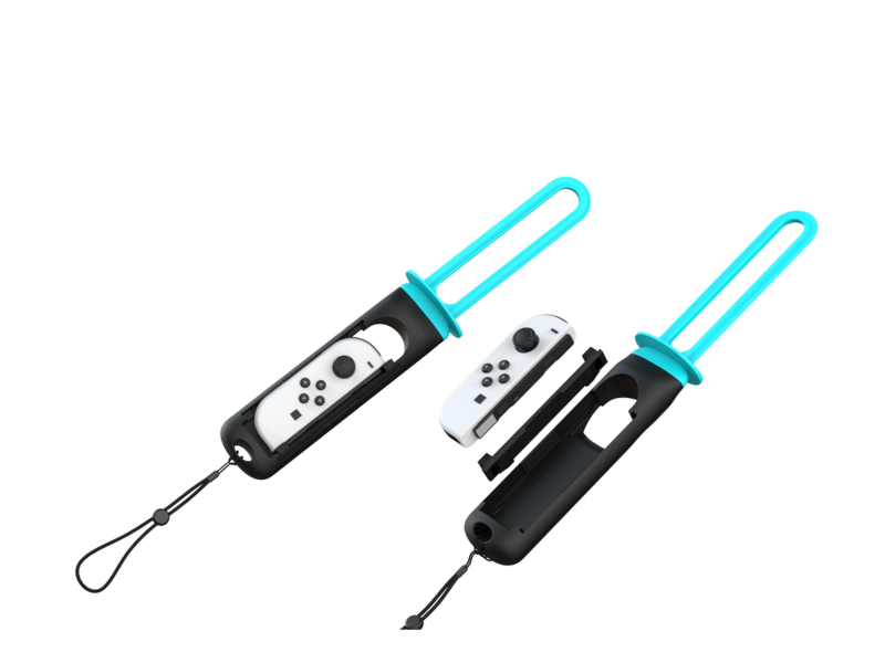 YAXO Joy-Con SWORD SET do NS/NS2 Inferno Orange&Hydro Blue