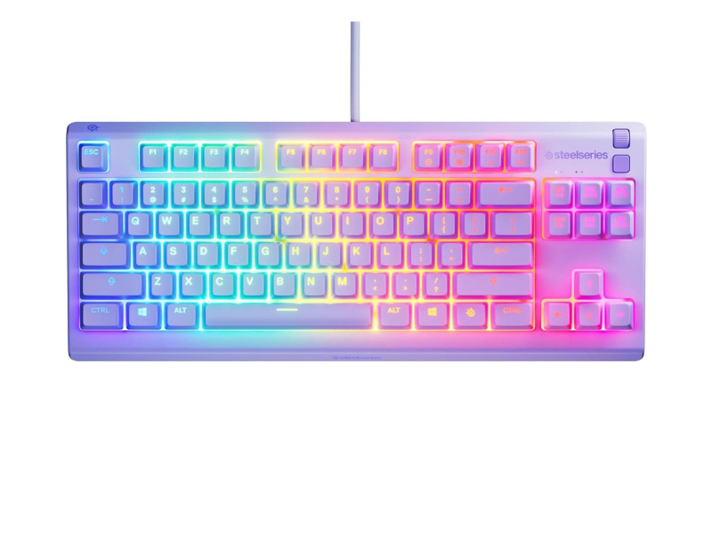 SteelSeries Apex 3 TKL Lavender Klawiatura Przewodowa Najlepsze 