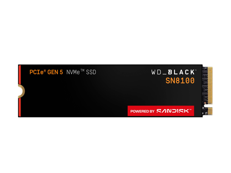 Sandisk 1TB M.2 PCIe Gen5 NVMe Black SN8100