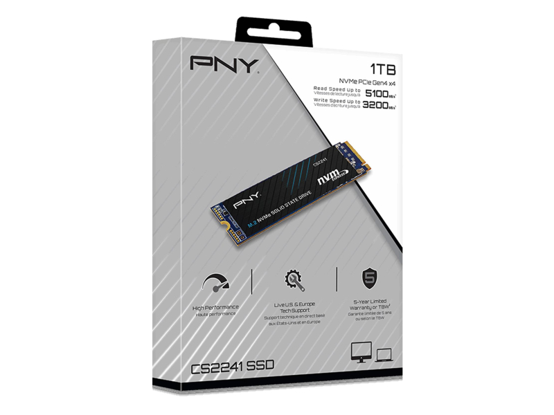 PNY 1TB M.2 PCIe Gen4 NVMe CS2241